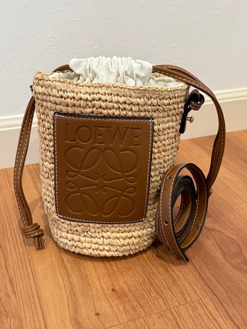 ひまわり　ラフィア　かごバッグ　ショルダー