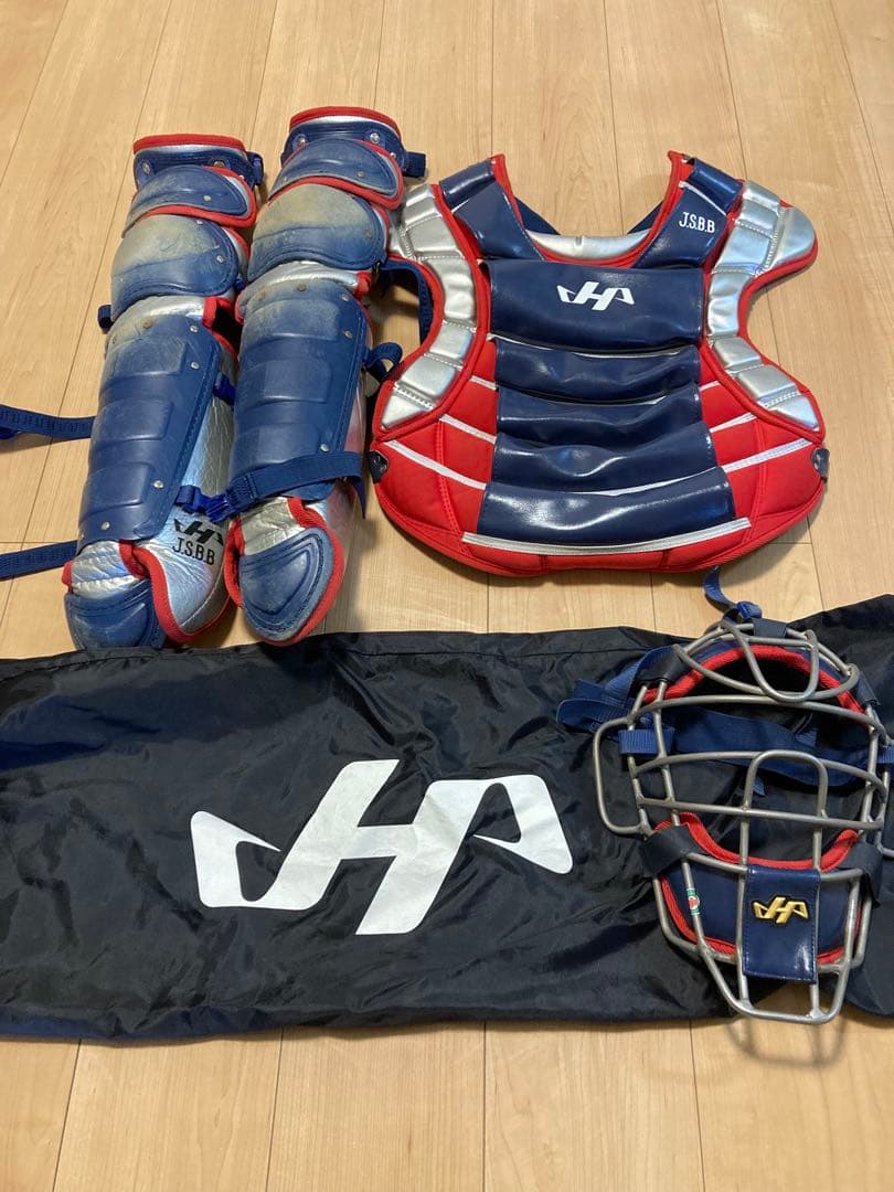 粉*様 ハタケヤマ　軟式キャッチャー防具一式