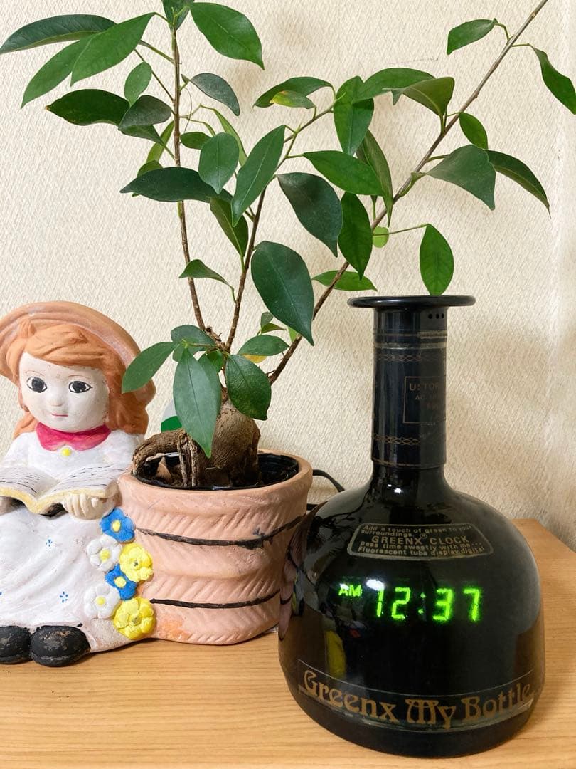 ボトル型デジタル時計　昭和レトロ　ヴィンテージ