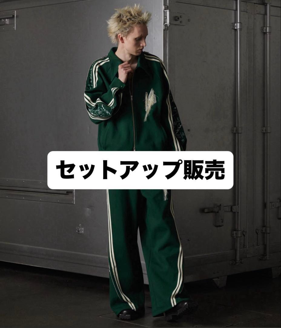 Grancy トラック ジャージ グリーンSサイズ　セットアップ