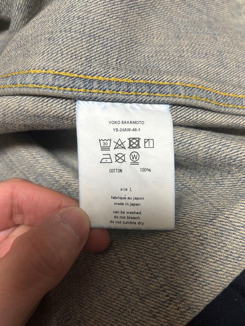 24AW yoko sakamoto デニム　カバーオール