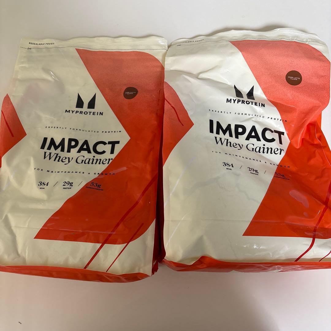 マイプロテイン ホエイゲイナー　2.5kg アイスラテ　２個セット