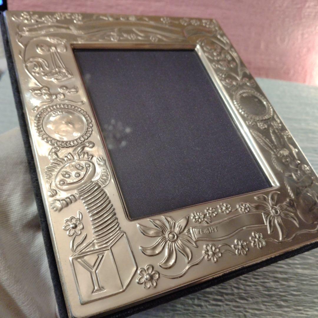 めめ　イギリス製　純銀　ベビーフォトフレーム