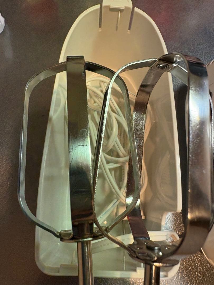 パナソニック ハンドミキサー 泡立て器 速度3段切り替え機能 MK-H4-W