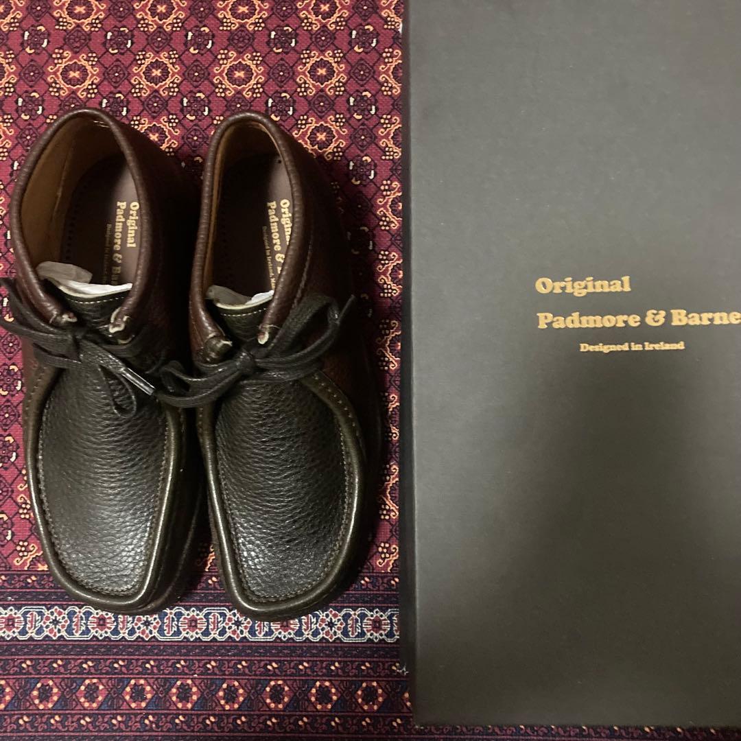 【新品未使用】padmore&barnes ワラビーシューズ／サイズ5
