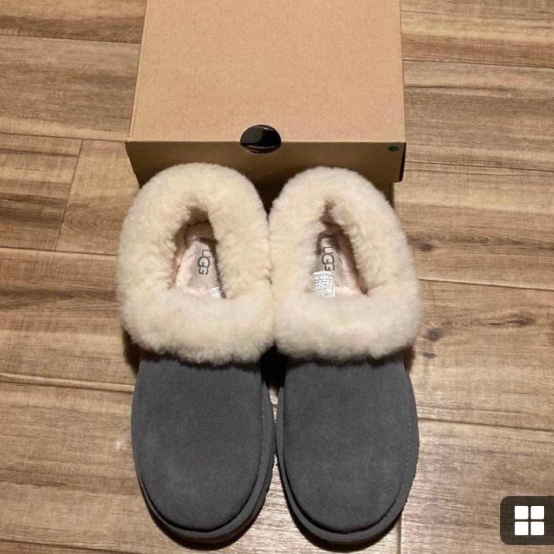【更に更に値下げしました】UGG グレー ムートンブーツ 23センチ