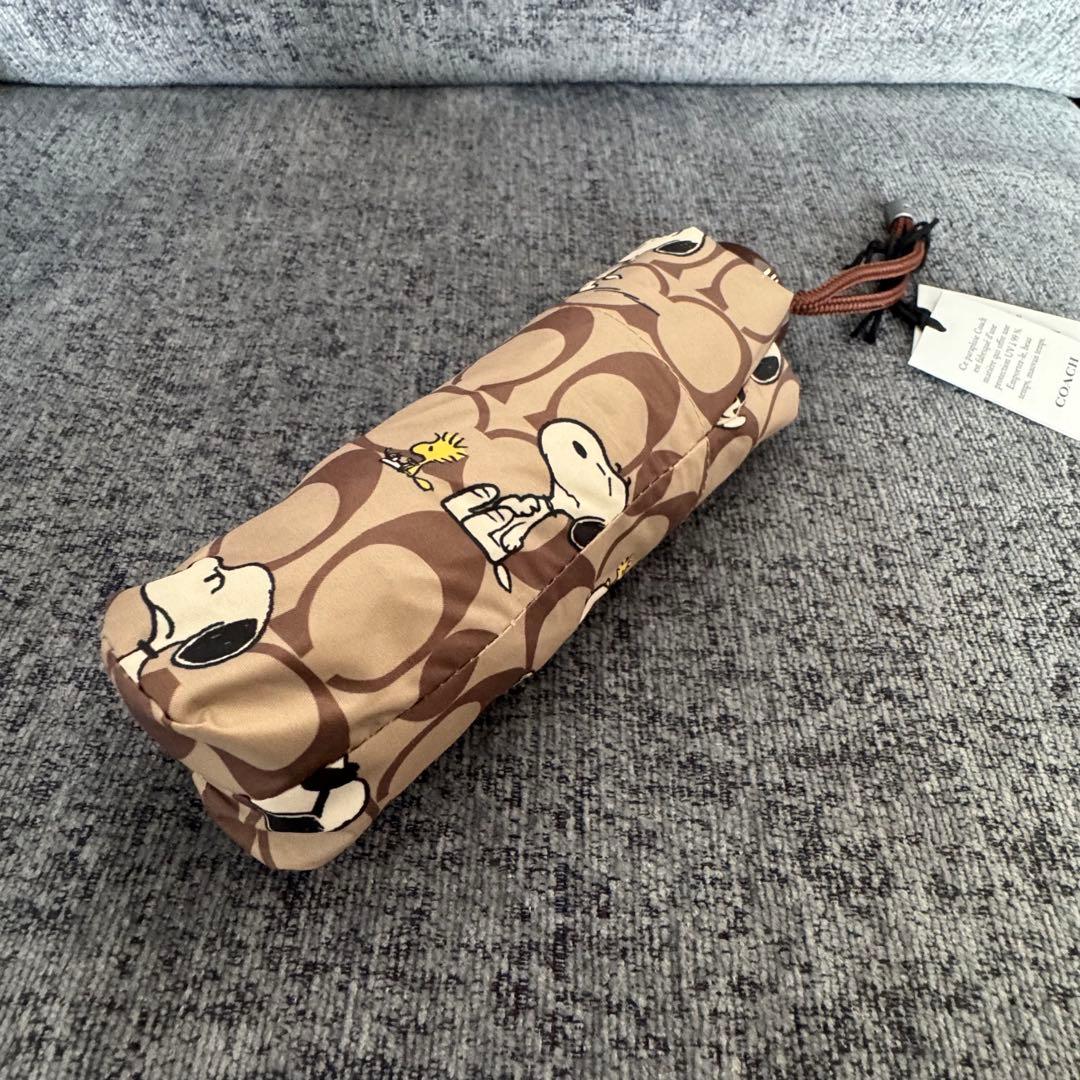 【新品】コーチcoachスヌーピーコラボ　傘　UVカット　2025モデル　最新