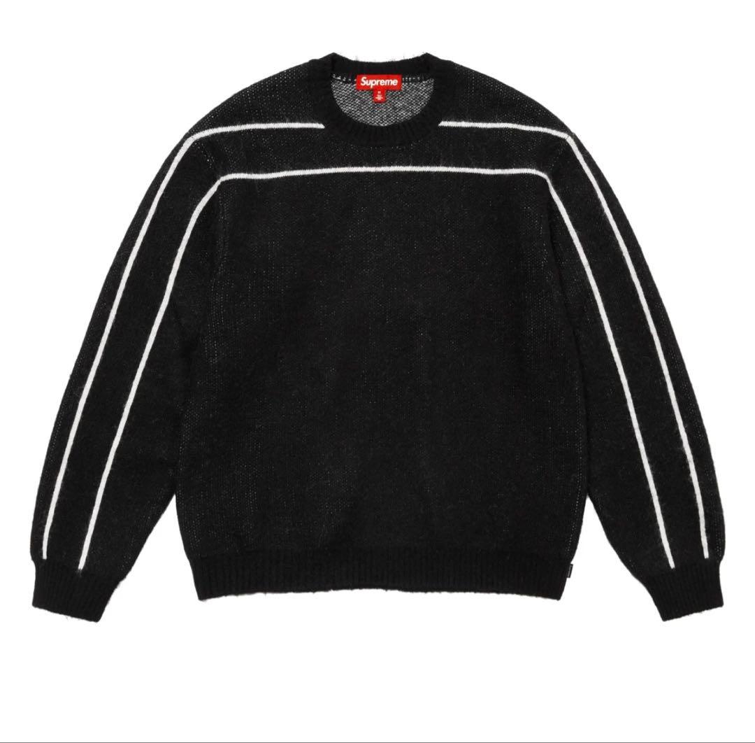 トップス Supreme Back Stripe Sweater Black XL