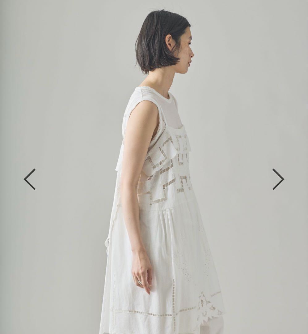 【未使用】Curensology カットワーククロスブラウス