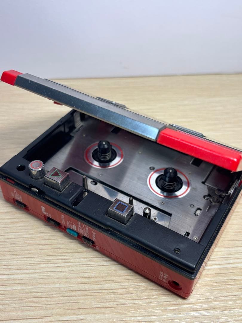 National ナショナル RX-S41 カセットレコーダー　レッド希少カラー