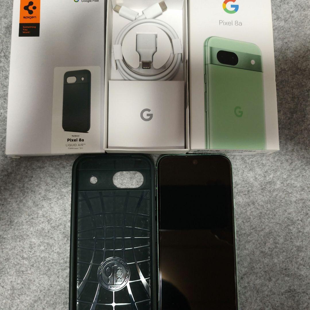 Google Pixel 8a アロエ ケース付き