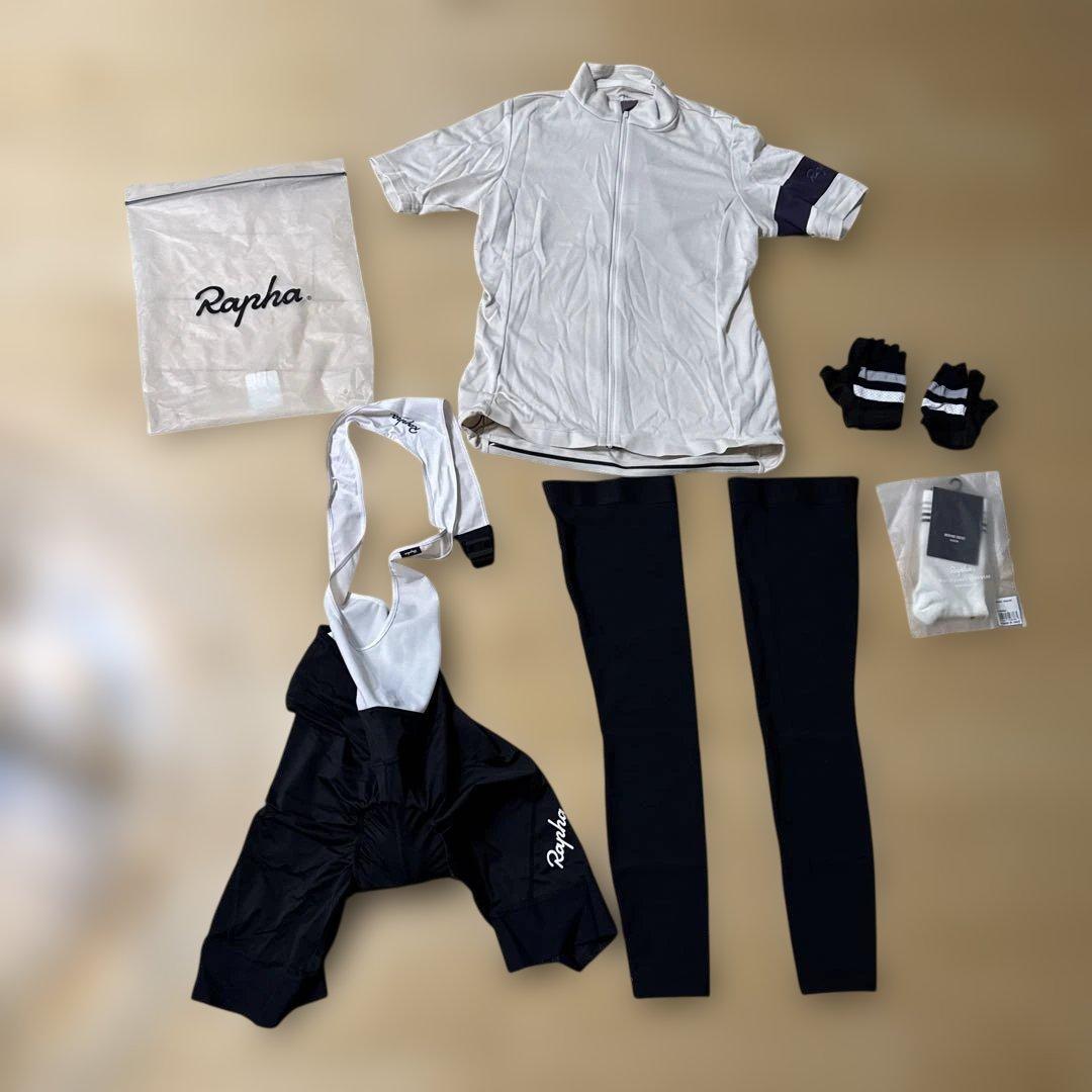 美品！Raphaの自転車用Tシャツとズボンとスパッツとて袋と靴下