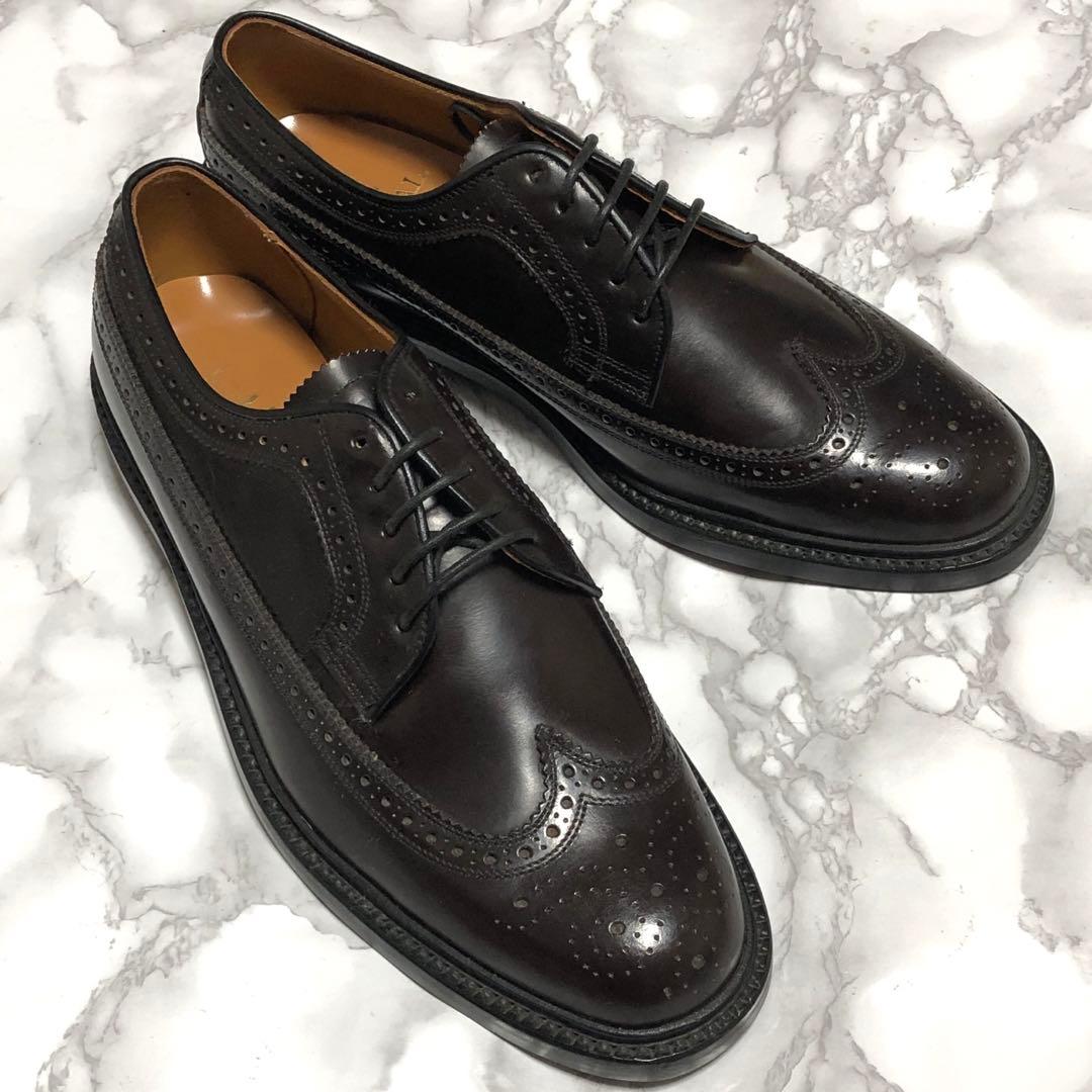 極美品✨️ REGAL ウイングチップ レザー 本革 メダリオン 26cm