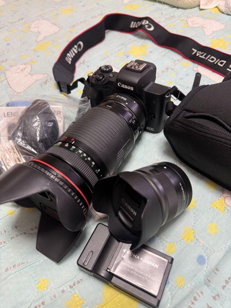 Canon EOS Kiss M ミラーレス一眼 レンズセット