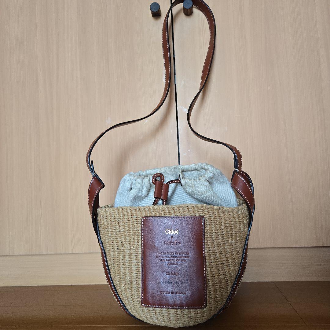 Chloé x Mifuko かごバッグ　ラフィア　バスケットバッグスモール