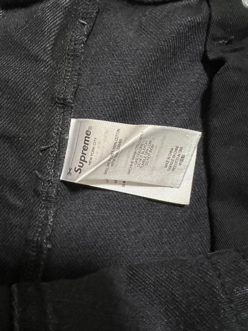 パンツ Supreme script baggy denim shorts 24ss