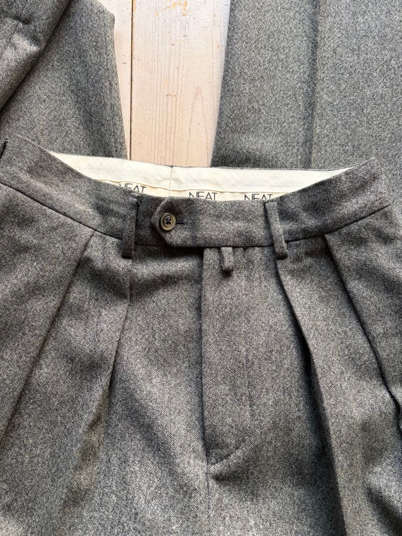 NEAT house ヴィンテージウール　スラックス　44 スタンダード