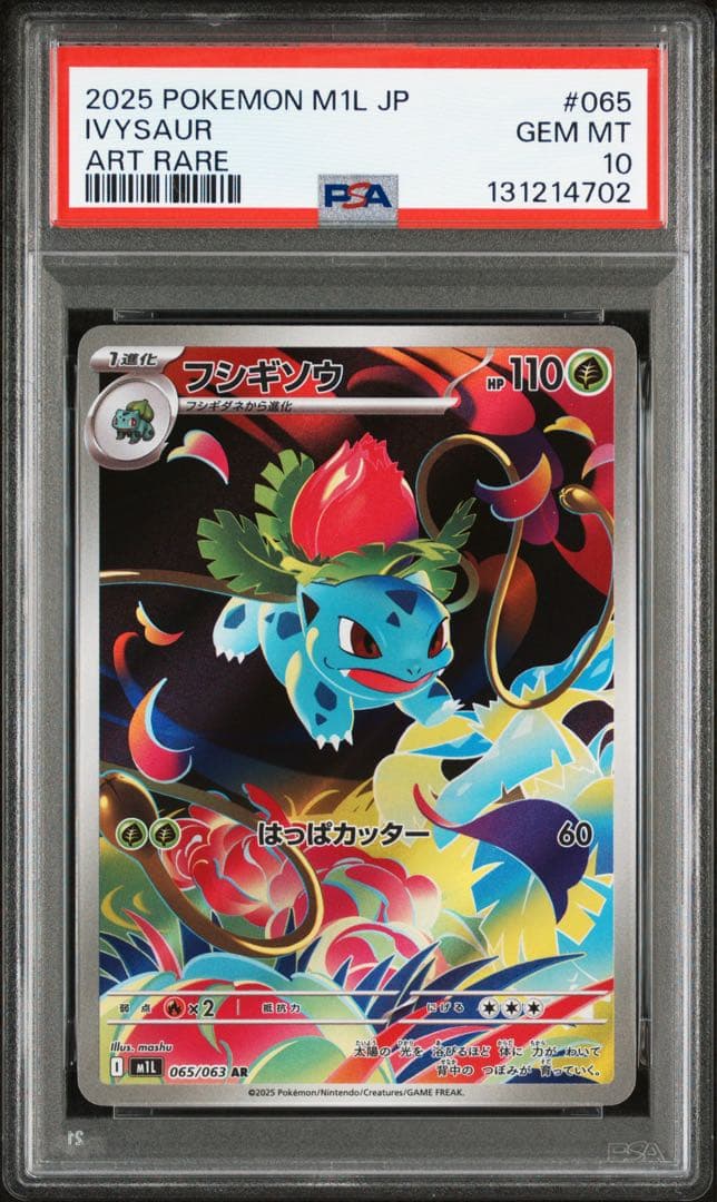 【PSA10 3連番】メガフシギバナex SAR フシギダネ フシギソウ AR