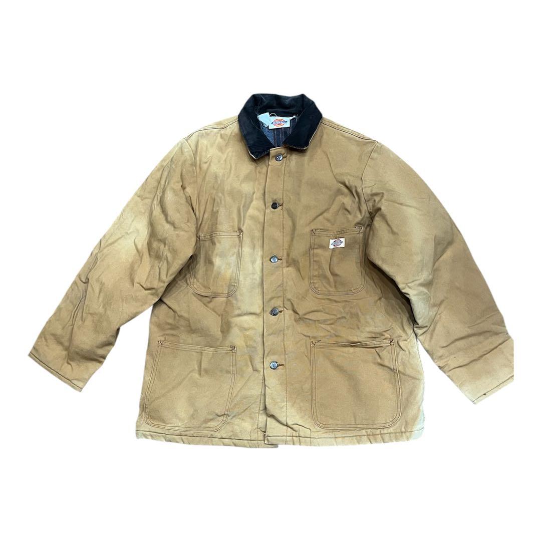 激フェード！唯一無二90sディッキーズ　ブランケット付きダックカバーオール