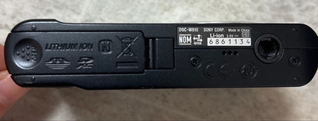 SONY デジタルカメラ Cyber-shot ブラック DSC-W810