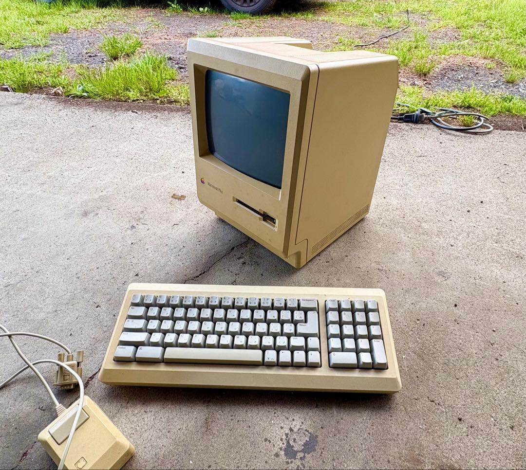 Macintosh Plus M0001A 起動確認済み