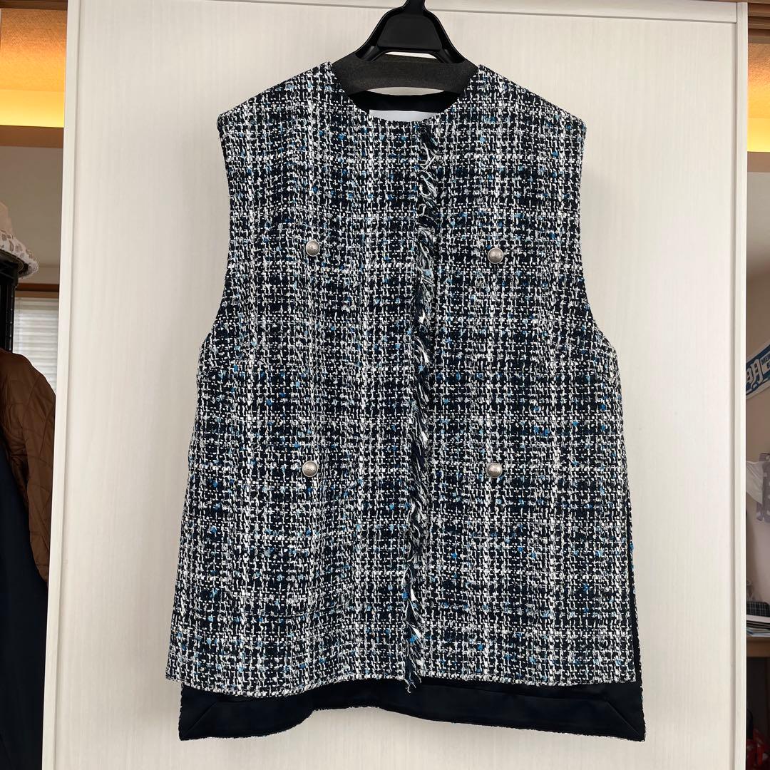 ⭐︎専用出品⭐︎アドーア ファンシーツイードジレ　美品