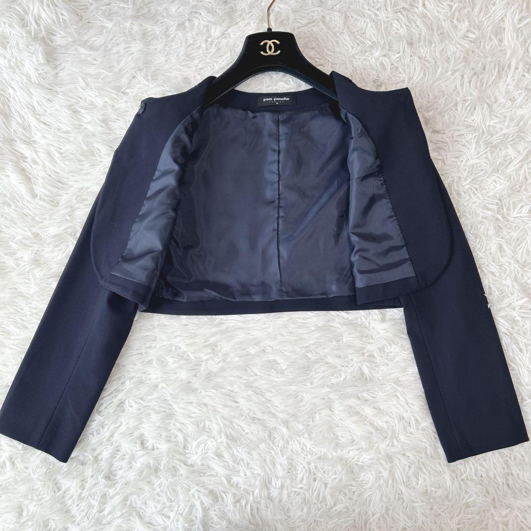 美品✨3点☆ポンポネット 受験卒服 フォーマル ワンピーススーツ　M/150
