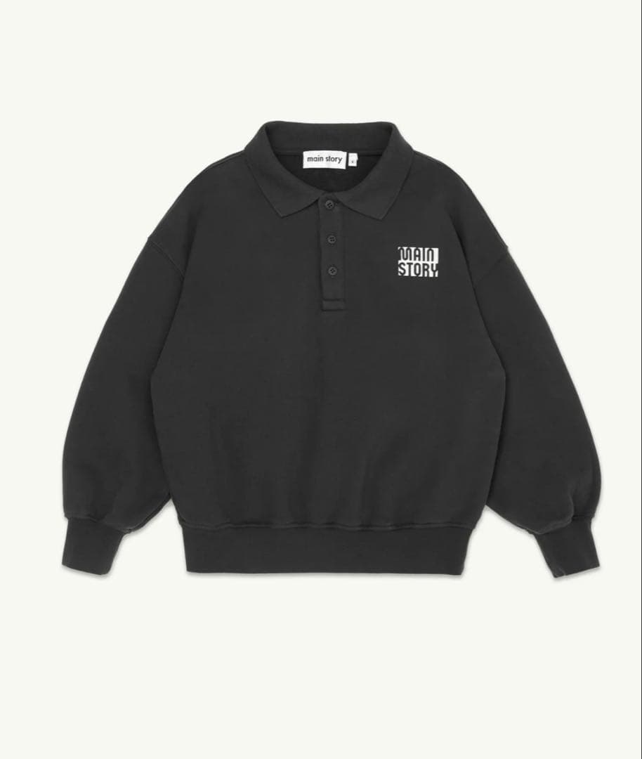 トップス main story Polo Sweatshirt - Phantom 6
