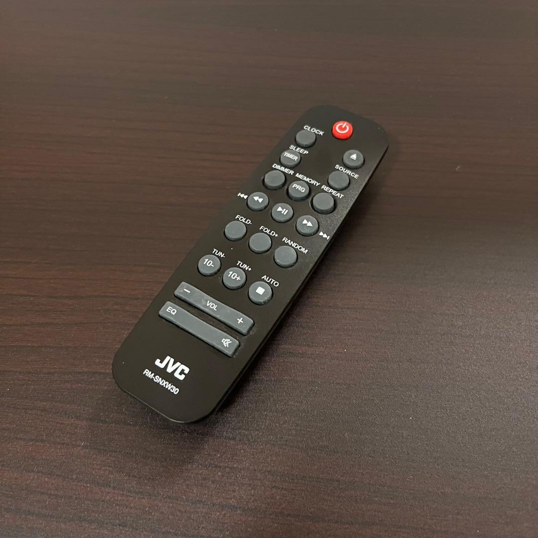 【極美品】　JVC ミニコンポ デジタルディスプレイ 2024年製