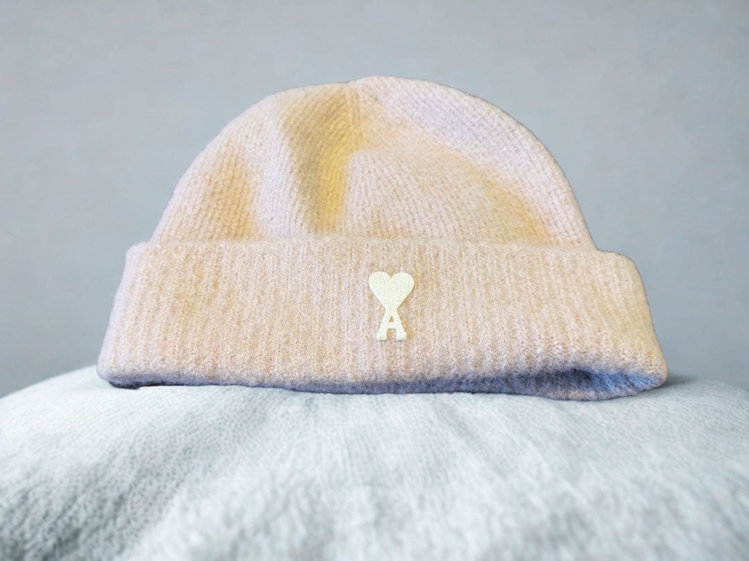 アミパリス amiparis ニット帽 ピンク