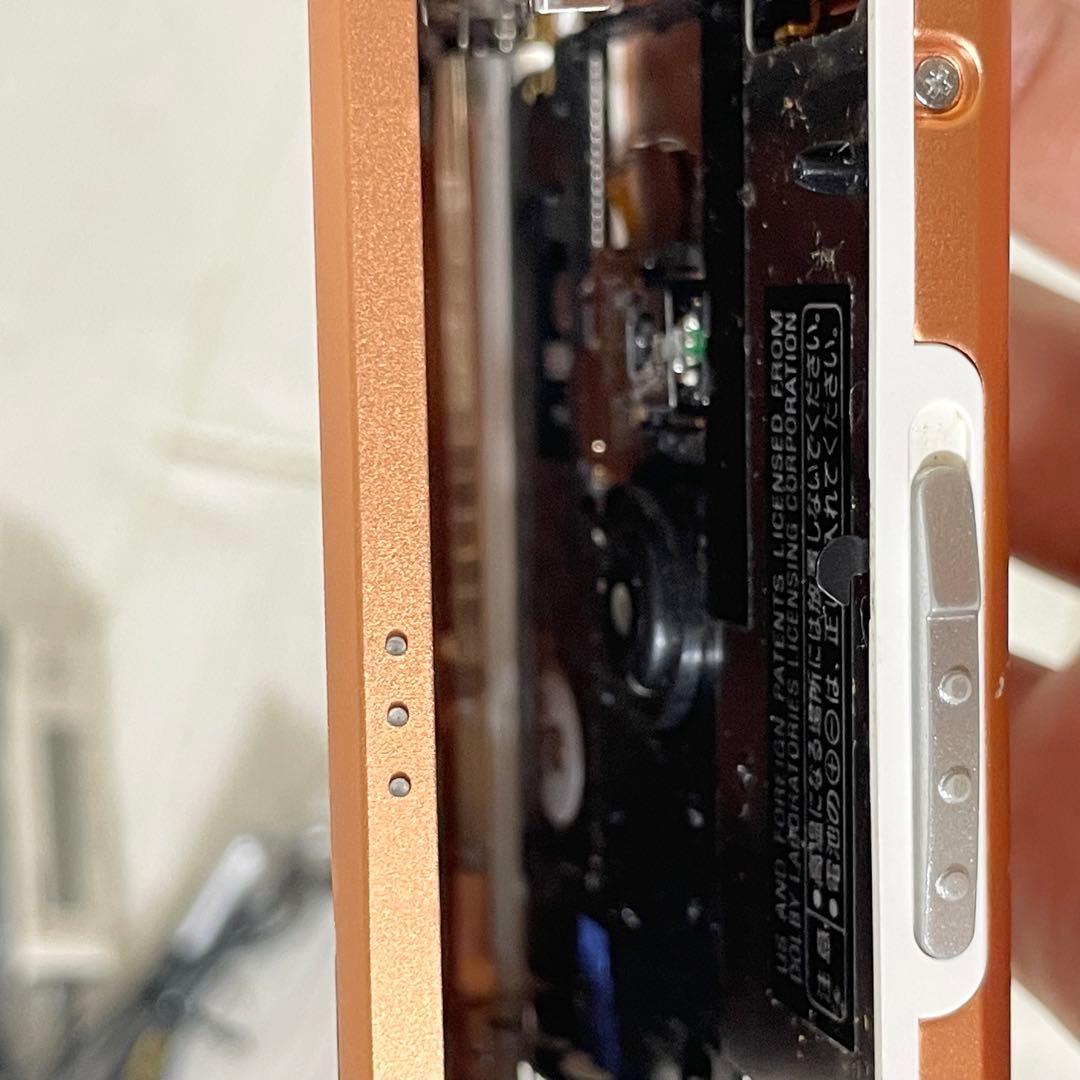 Panasonic SJ-MJ100-S ポータブル MDプレーヤー オレンジ