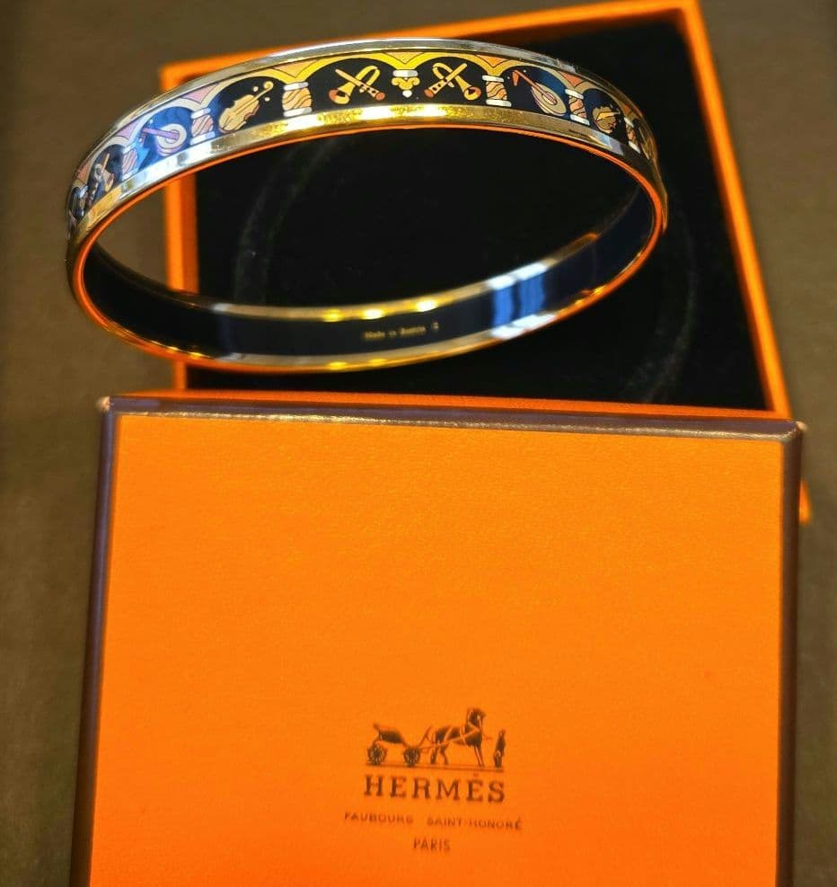 HERMES エマイユ　バングル