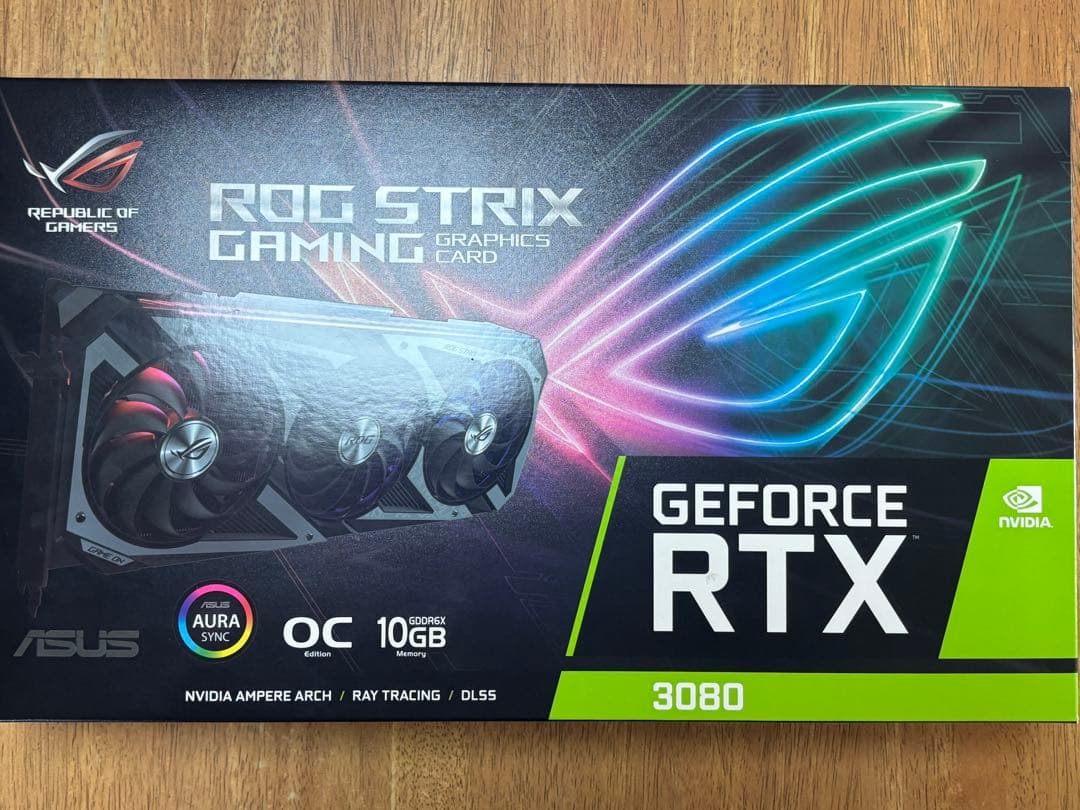 グラフィックボード・グラボ・ビデオカード RTX 3080 ASUS ROG STRIX