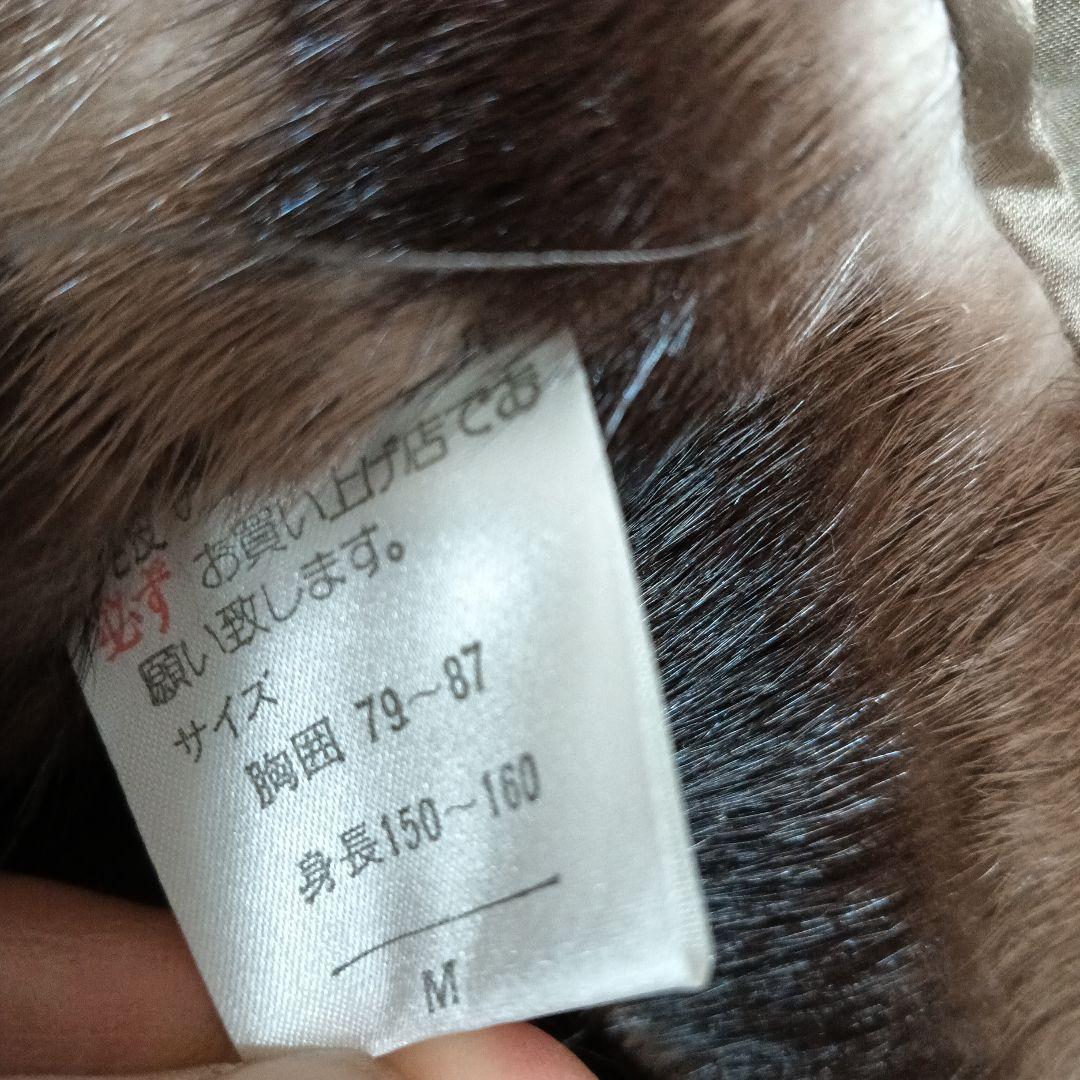 palody リアルファーライナー付き シルク×毛皮 2way コート М