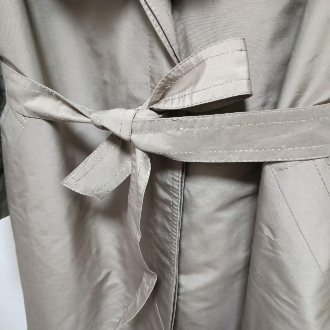 palody リアルファーライナー付き シルク×毛皮 2way コート М