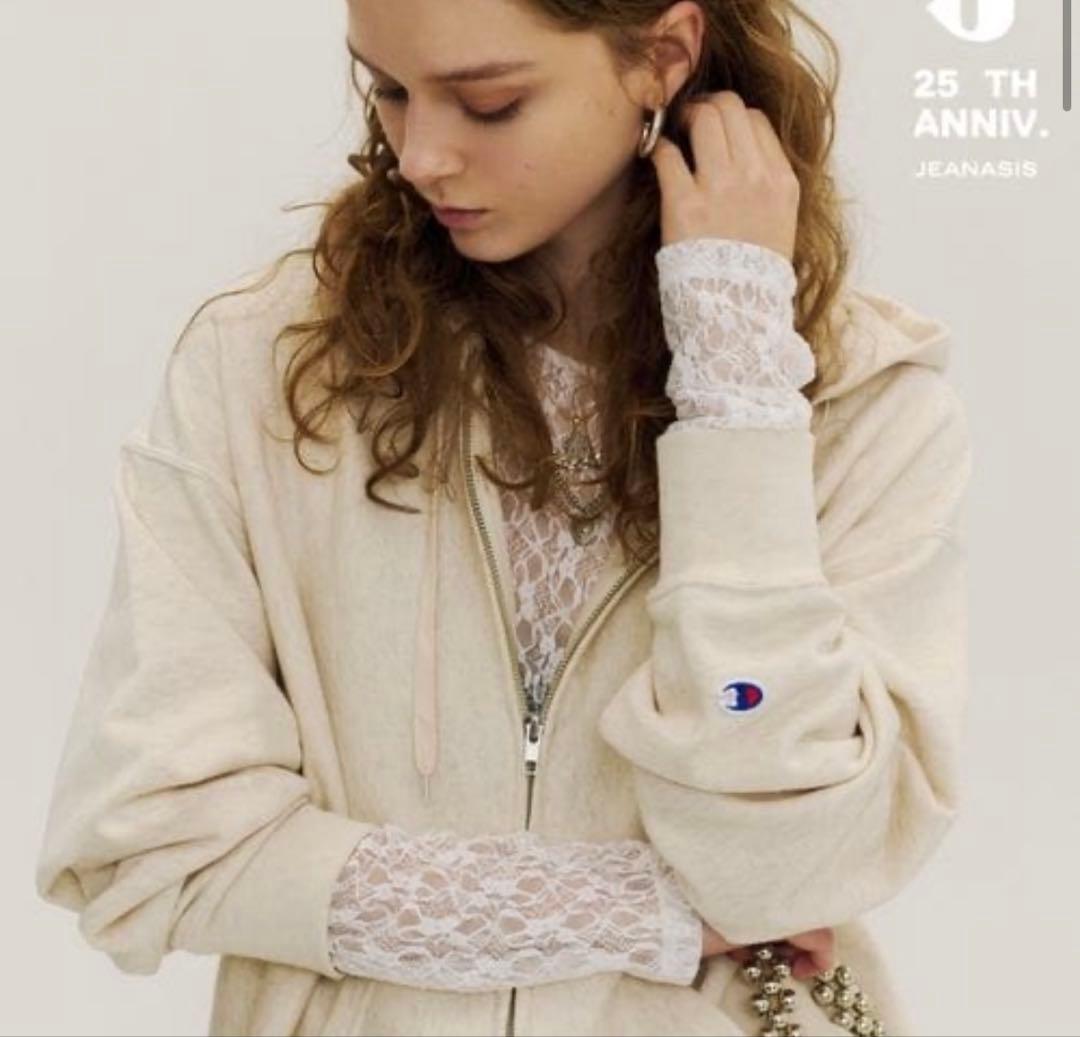 【Champion別注】リバースウィーブZIPパーカー　ジーナシス　新品未使用