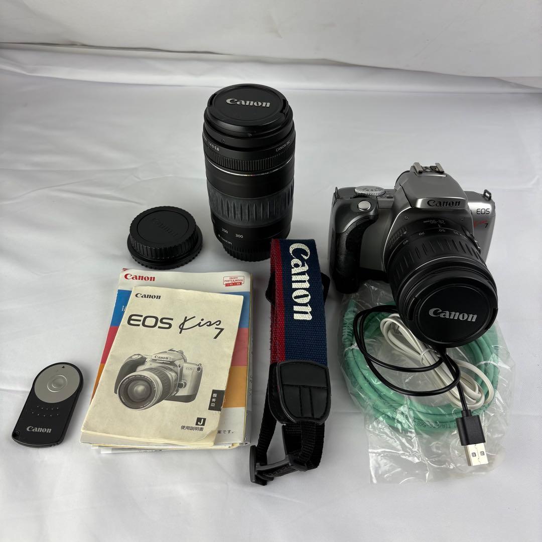 キャノン Canon EOS Kiss 7 一眼レフ カメラ レンズ等付き