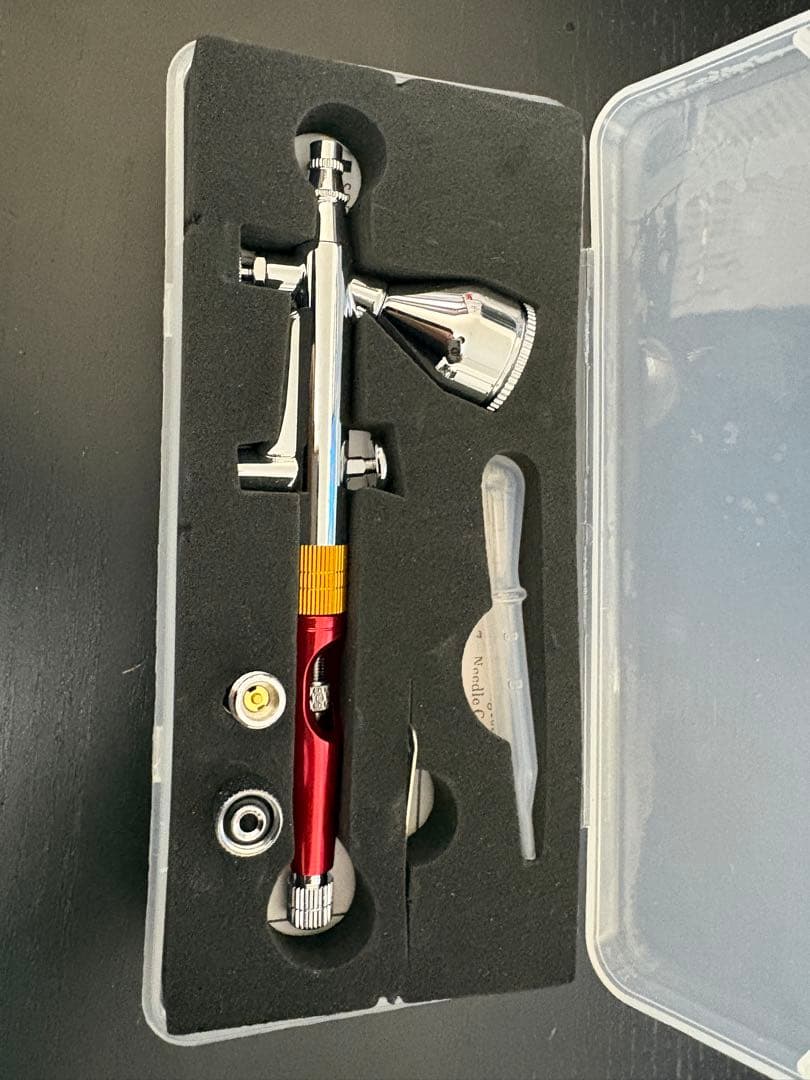 クレオス　Mr.リニアコンプレッサーL5 レギュレーター、エアブラシ付き