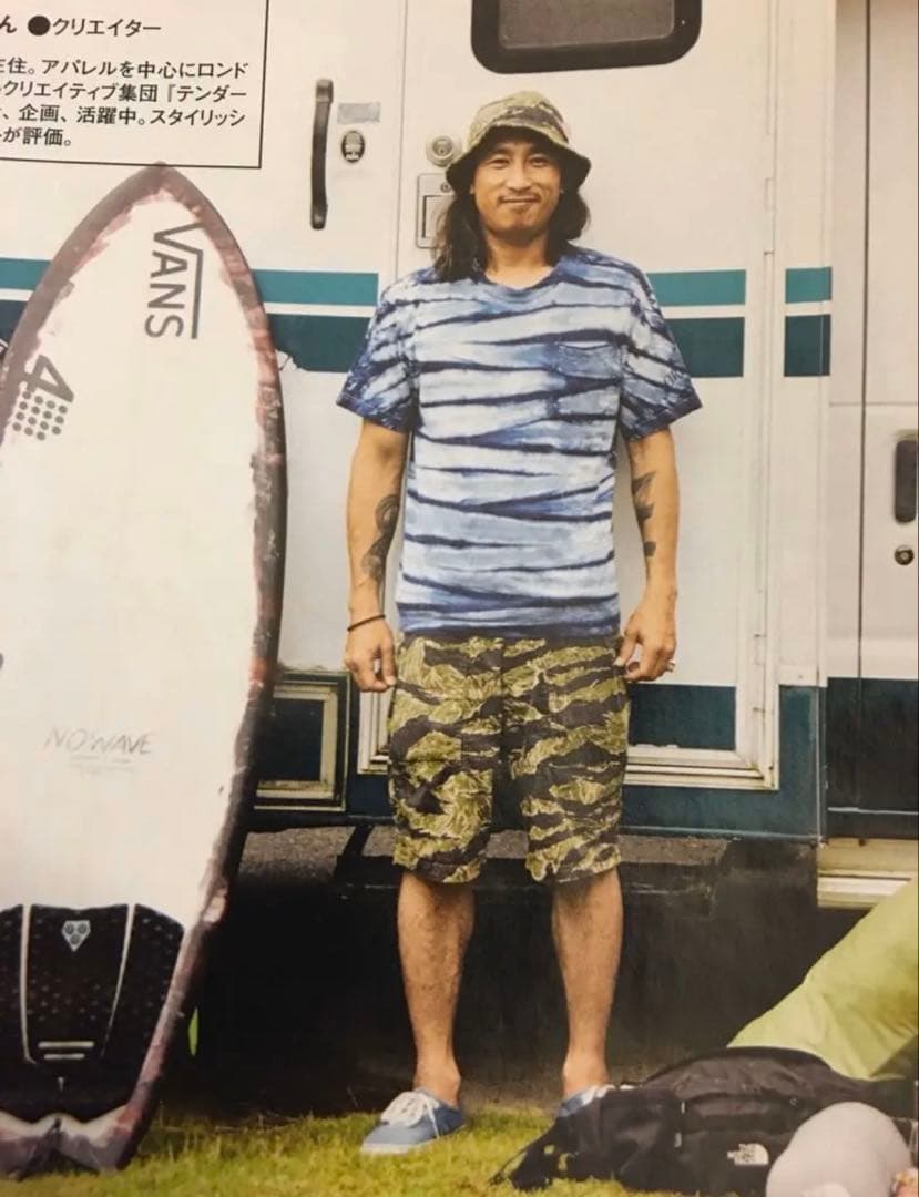 ★限定出品★ TENDERLOIN バンブーショーツ カモフラ CAMO迷彩緑L