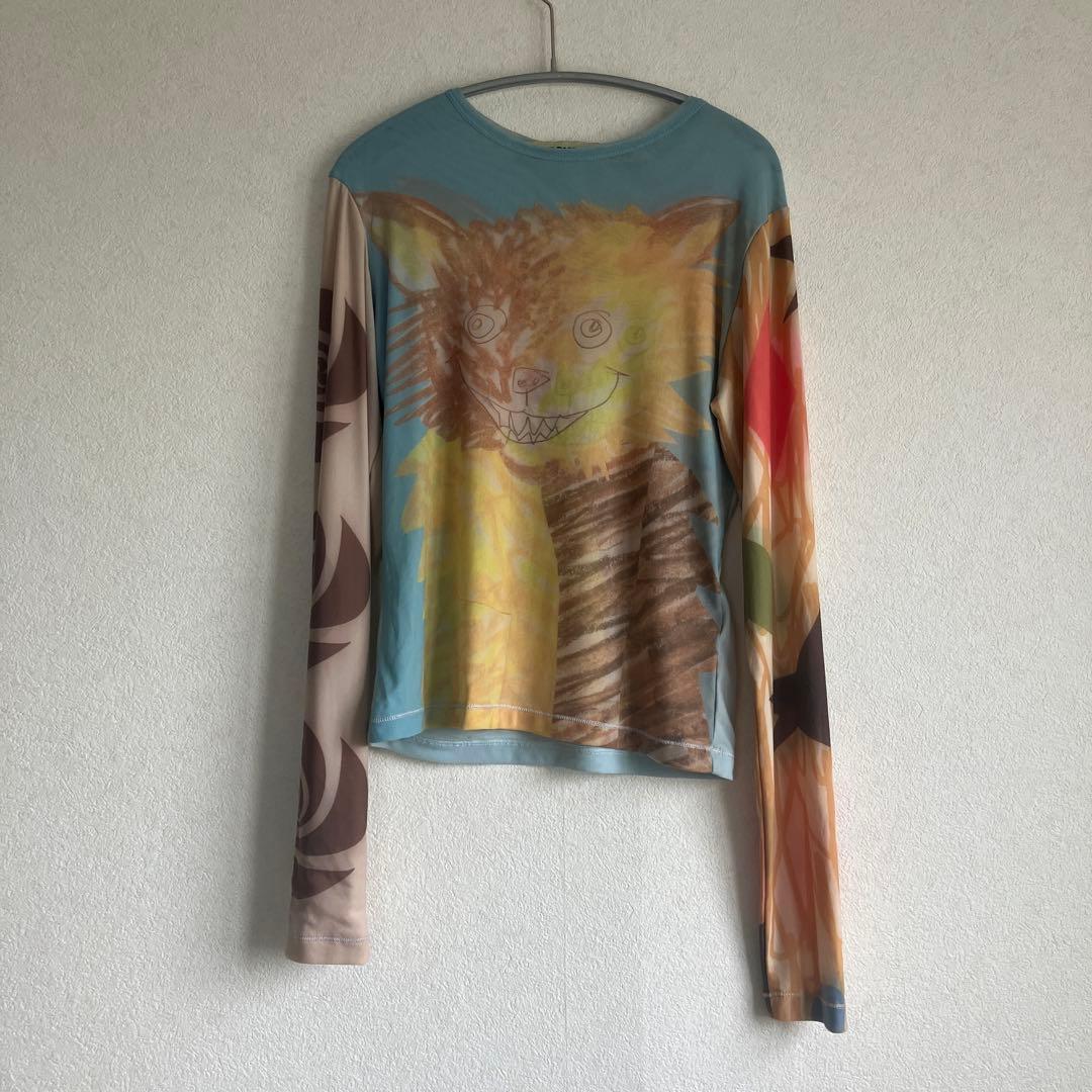 CHOPOVA LOWENA メッシュトップ　Crazy Cat