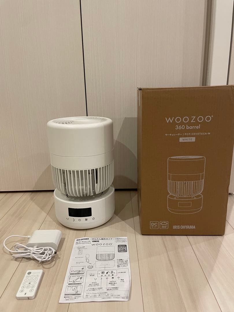 アイリスオーヤマ PCF-CD15TECA-W WOOZOO 360barrel