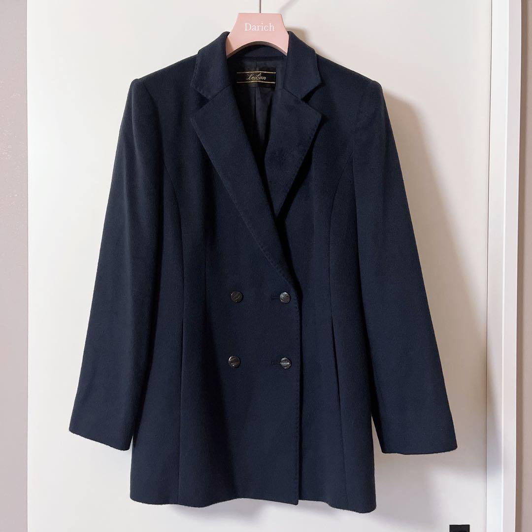 Leilian レリアン カシミヤ100% テーラードジャケット XL