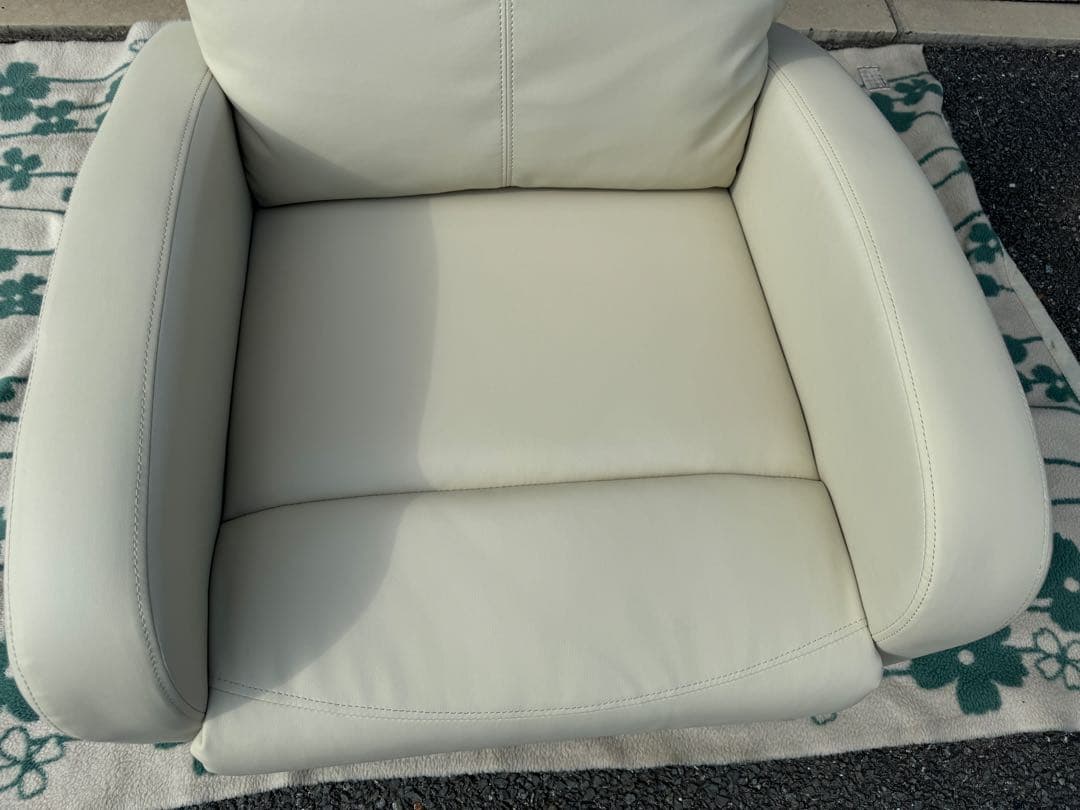 使用1年 1人掛け シングル パーソナル ソファ チェア オットマン跳ね上げ式