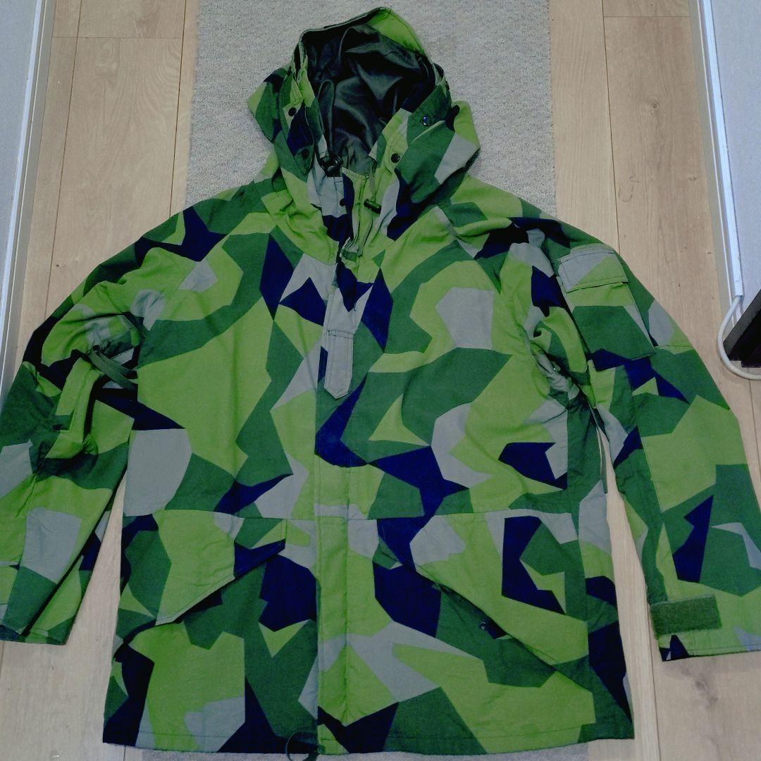 実物 スウェーデン軍 M90 スカンジナビアカモ ジャケット 北欧 ミリタリー