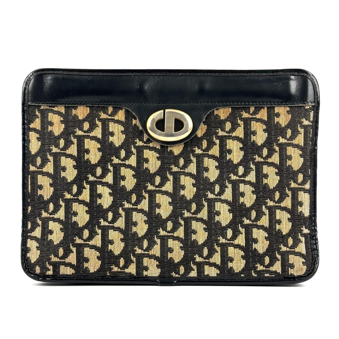 【美品】ChristianDior トロッター クラッチバッグ セカンドバッグ