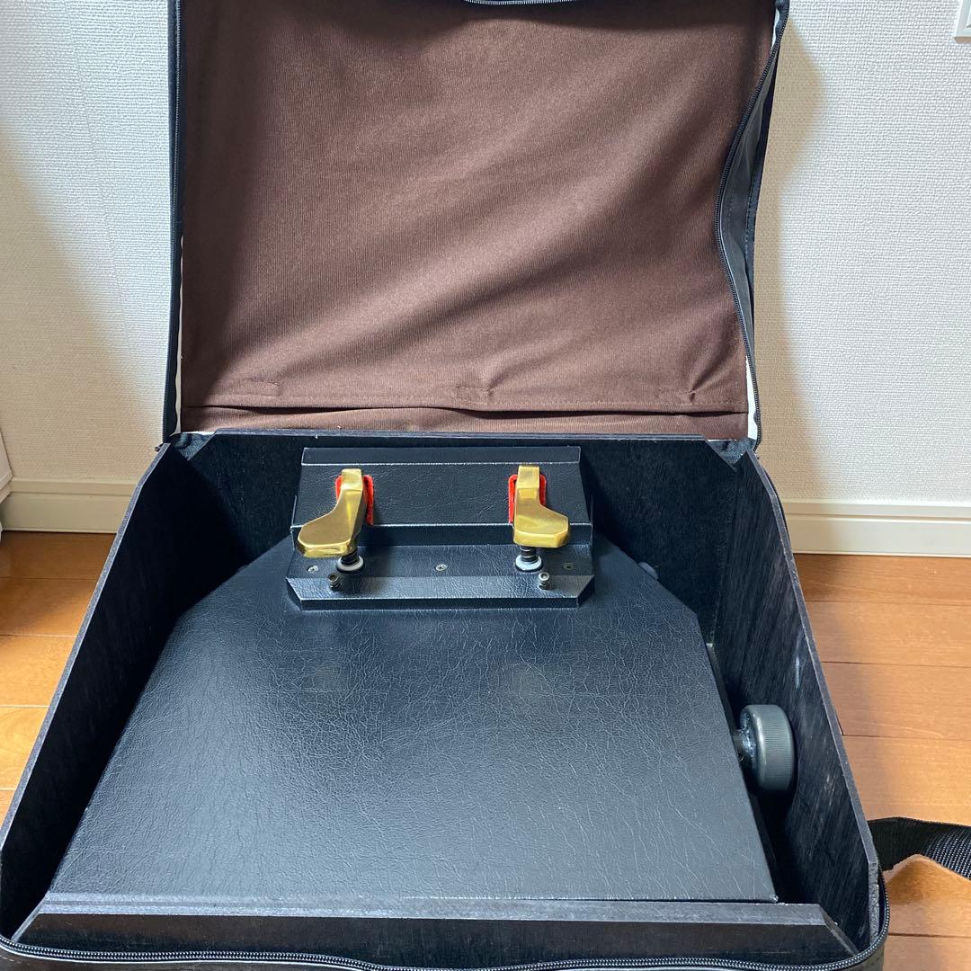 ピアノ補助ペダルM60S ・キャスター付き専用キャリーケース2点セット