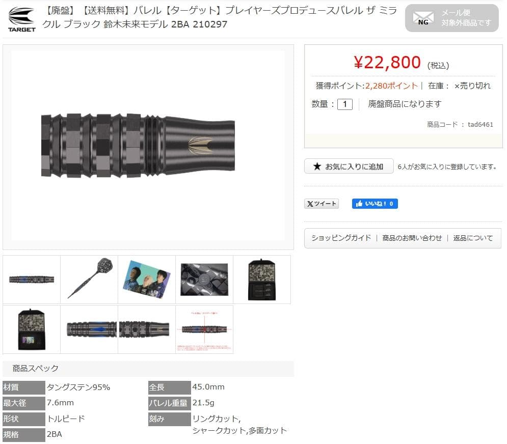 超美品　レア物　定価22800　ターゲット　プレイヤーズプロデュースザ ミラクル