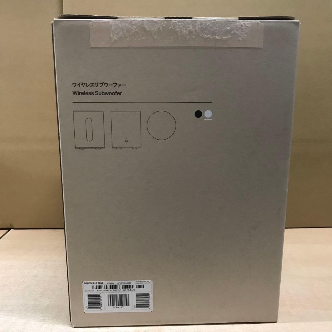 Sonos ソノス サブ Sub Mini ミニ サブウーファー　ホワイト