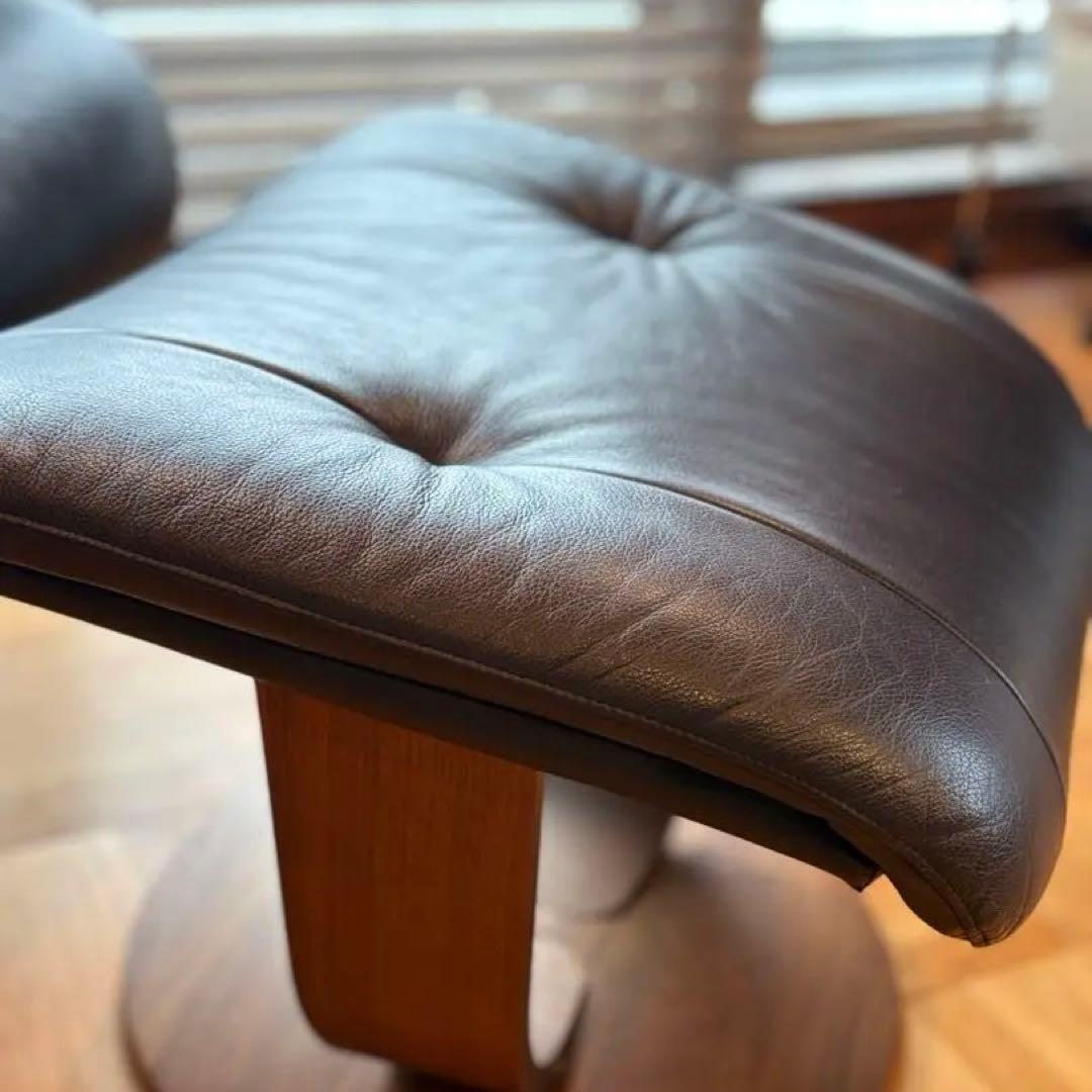 カリモク ザ•ファースト RU72 ブラックベリー 美品 オットマン同時購入のみ