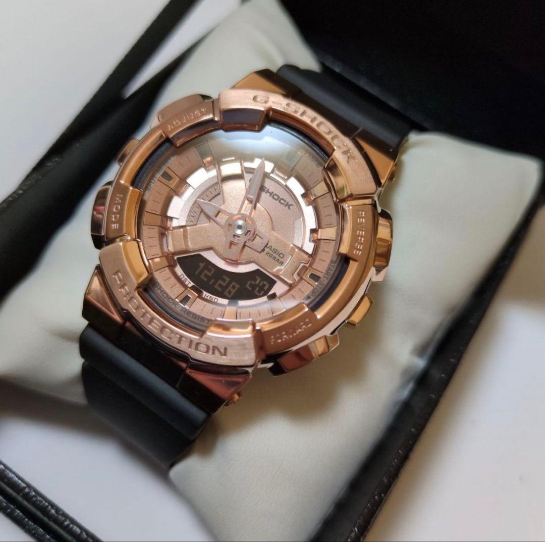 r*a様 美品 G-SHOCK GM-S110PG-1AJF ピンクゴールド ユ